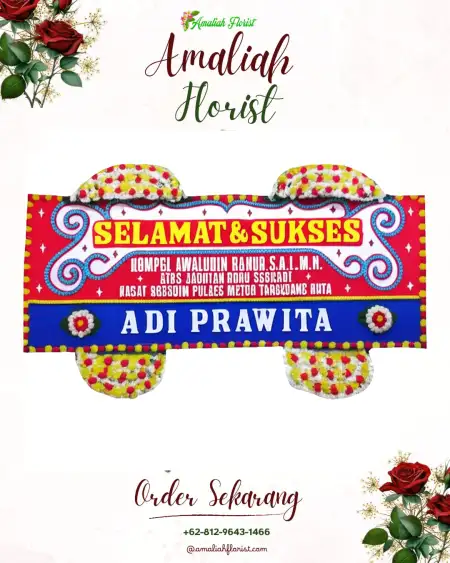 Papan Bunga Ucapan Selamat Salado